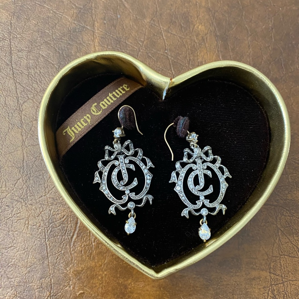 Juicy Couture Vintage CrystalChandelier Earrings